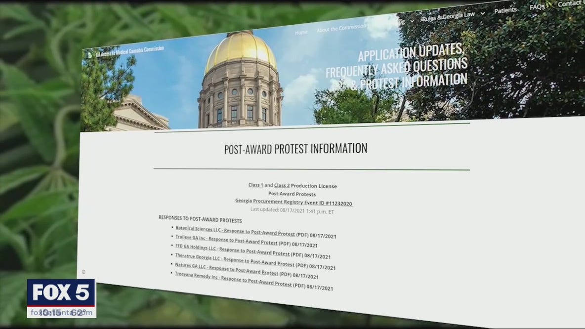 I-Team: Bill to reexamine Georgia Medical Marijuana bids fails in State Senate